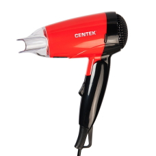 Фен Centek CT-2230 красн/черн 1,2кВт складная ручка