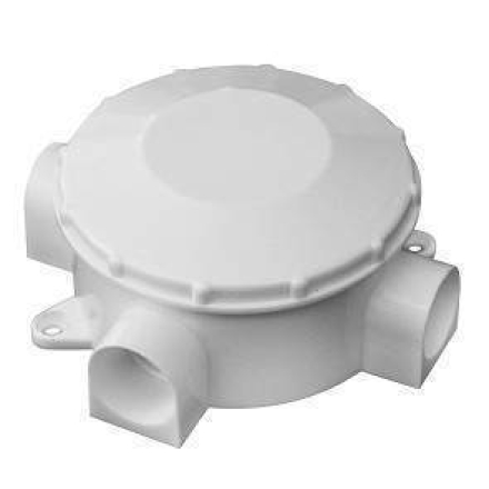 Коробка распред. uplast КРК 70х35мм ОУ 3-х рожк. полипроп. белая  IP42 040-040