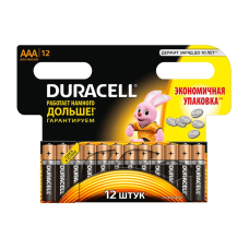 Батарейка DURACELL AAА (LR03) 12 шт