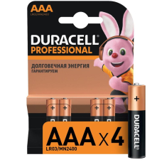 Батарейка DURACELL PROFESSIONAL АAA (LR03) 4 шт