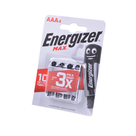 Батарейка Energizer Max LR03 BL-4шт/12