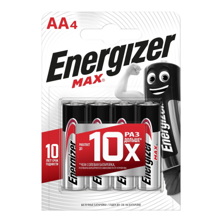 Батарейка Energizer Max LR06 BL-4шт/12