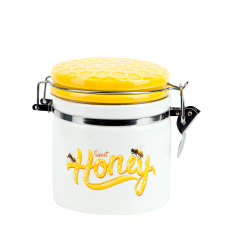 Банка для сыпучих продуктов (клипс) "Honey" 14,5*10*12см. v=480мл. под.уп/24