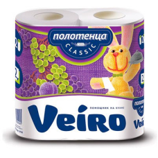 Бумажные полотенца BERRY 2 сл 2 шт белые /14