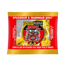 ДОХС Мягкие Брикеты со вкусом сыра Крысиный&Мышиный (200 г) (Крысиная смерть)/50