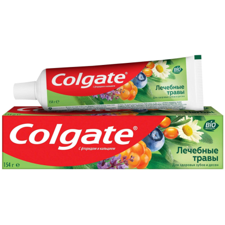 Зубная паста Colgate 100мл Лечебные травы отбеливающая/48