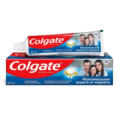 Зубная паста Colgate  100мл Максимальная защита от кариеса свежая мята/48