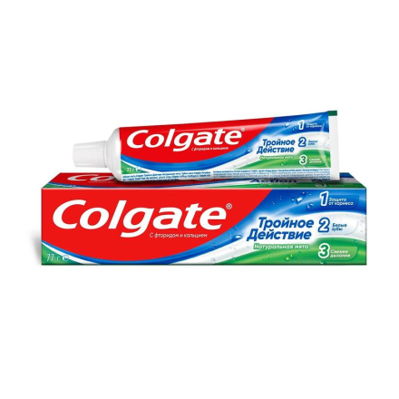 Зубная паста Colgate 50мл Тройное действие/72