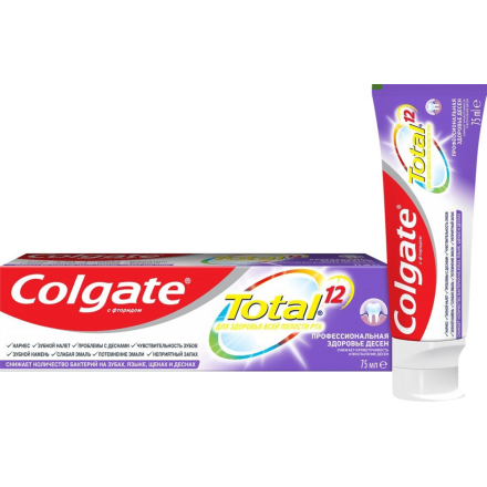 Зубная паста Colgate Total 12 75мл Здоровье десен /48