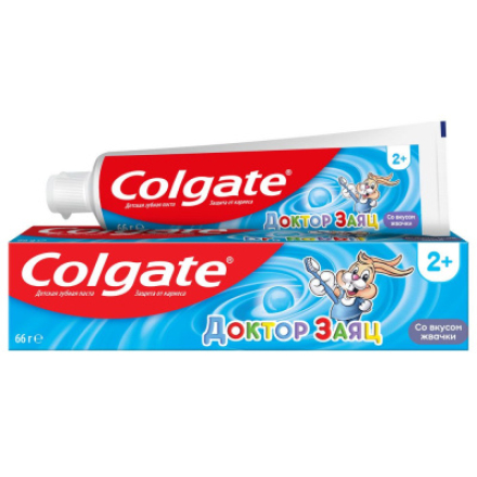 Зубная паста детская Colgate 50мл Доктор заяц/Жвачка/48