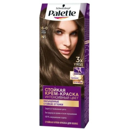 Краска д/волос Palette Schwarzkopf N5 (6-0) Темно-русый/10