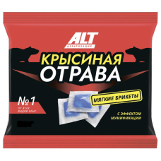 Крысиная отрава (мягкие брикеты) (200г)/50