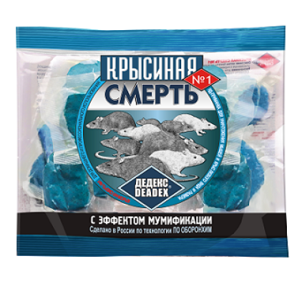 Крысиная смерть №1 брикет 100г/100