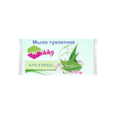 Мыло Wikky 100гр Алое и экстракт хлопка /72