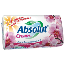 Мыло АБСОЛЮТ 90гр Cream дикая орхидея антибак/72