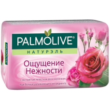 Мыло туалет Palmolive  90г Натурэль/Ощущение нежности/Роза+Молочко/6/72