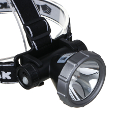 Фонарь налобный, XH-P50 LED, 3 режима, 2000мАч, 8,3х6х7,3см, USB кабель, пластик ЕРМАК