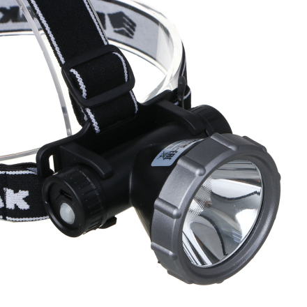 Фонарь налобный, XH-P50 LED, 3 режима, 2000мАч, 8,3х6х7,3см, USB кабель, пластик ЕРМАК