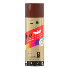 Эмаль аэрозольная Sila HOME Max Paint ШОКОЛАДНО-КОРИЧНЕВЫЙ RAL8017 520мл/12