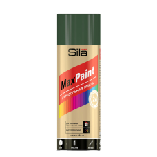 Эмаль аэрозольная Sila HOME Max Paint универс., ЗЕЛЕНЫЙ МОХ RAL6005 520мл/12